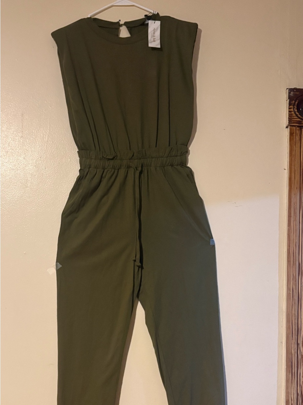 Strut! Olive Green Jumpsuit